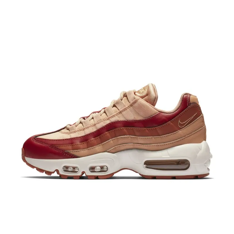 Nike Air Max 95 Team Crimson Dusty Peach (W) Team Crimson/Rose Gold-Summit White-Dusty Peach (307960-607)