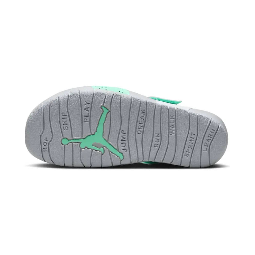 Jordan Flare Green Glow Wolf Grey White Black (CI7849-302)