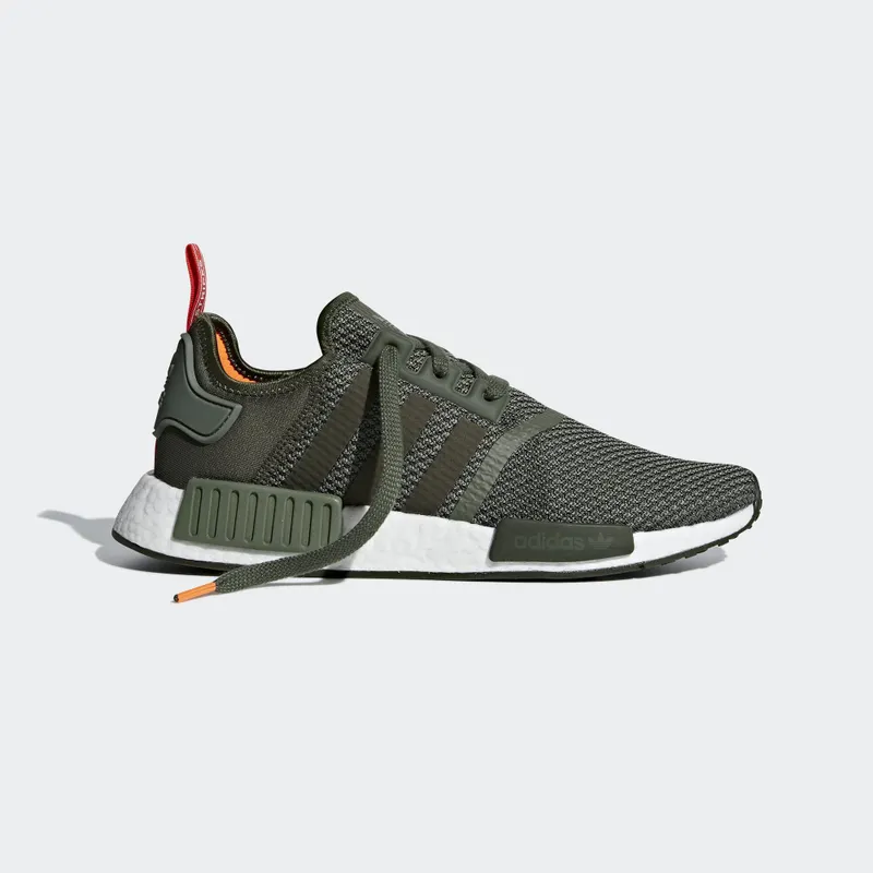 adidas NMD R1 Olive Orange Base Green/Night Cargo/Solar Orange (B37620)