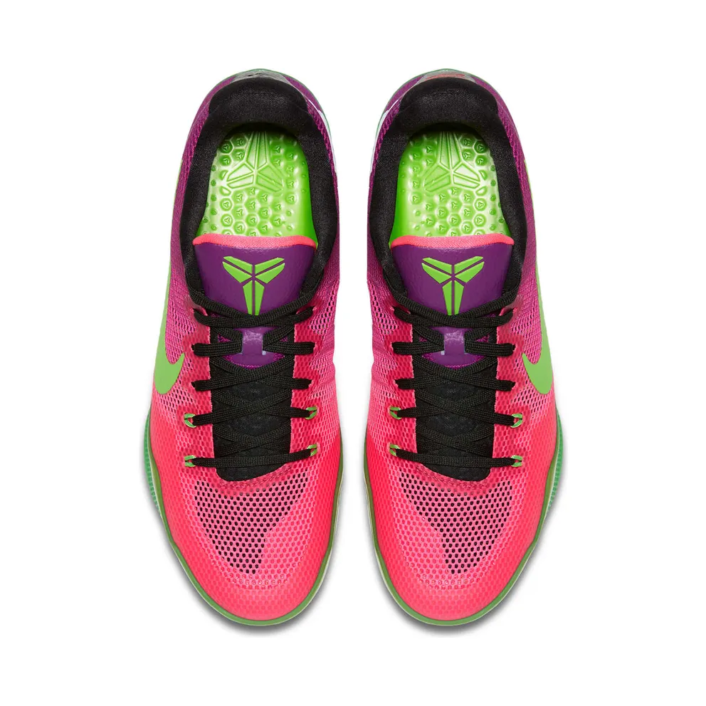 Nike Kobe 11 EM Low Mambacurial Pink Flash/Action Green-Red Plum (836183-635)