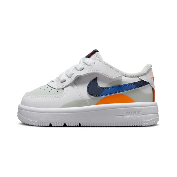Nike Force 1 Low LV8 2 EasyOn Light Silver White Astronomy Blue Midnight Navy (FN0408-002)