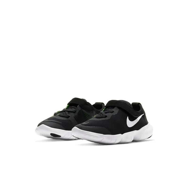 Nike Free RN 5.0 Black (PS) Black/Anthracite/Volt (CJ2078-002)