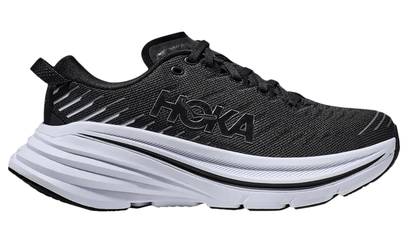Hoka One One Bondi X Black White (W) (1113513-BWHT)