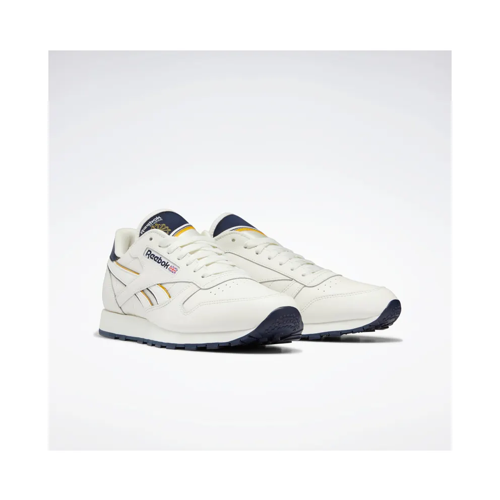 Reebok Classic Leather Chalk / Vector Navy / Semi Solar Gold (GZ7338)