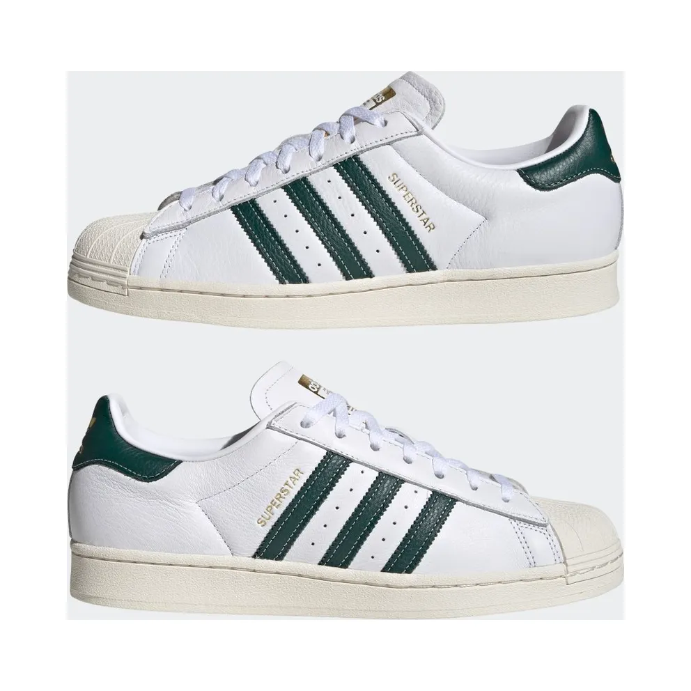 Adidas Superstar Cloud White / Collegiate Green / Gold Foil (GZ1604)