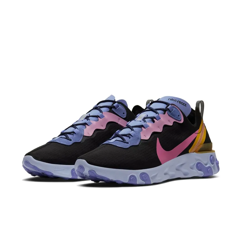 Nike React Element 55 ACG Black/Light Thistle-Pollen Rise-Magic Flamingo (CI9593-001)