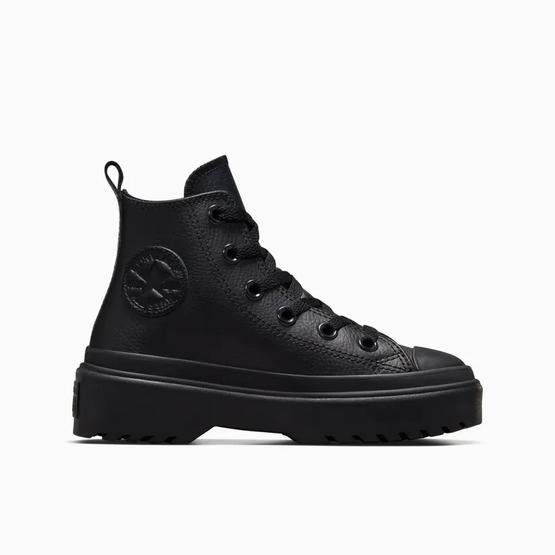 Converse Chuck Taylor All Star Lugged Lift Platform Leather Black/black/black