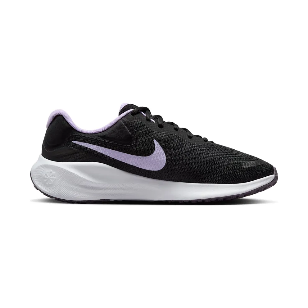 Nike Revolution 7 Black White Daybreak Lilac Bloom (FB2208-009)