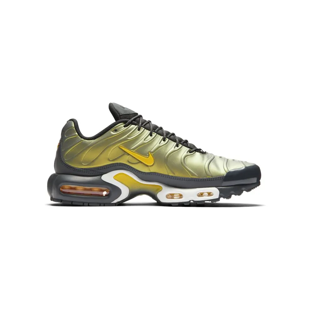 Nike Air Max Plus Liquid Metal Anthracite Anthracite/Amarillo-Summit White (AJ2013-005)