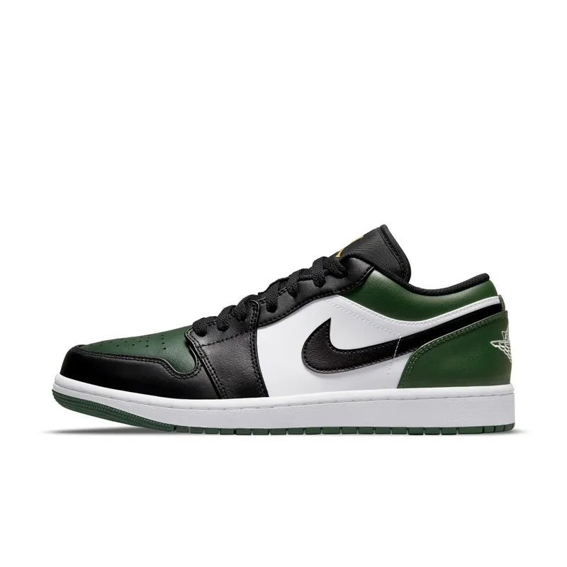 Air Jordan 1 Low Green Toe (GS) (553558-371)