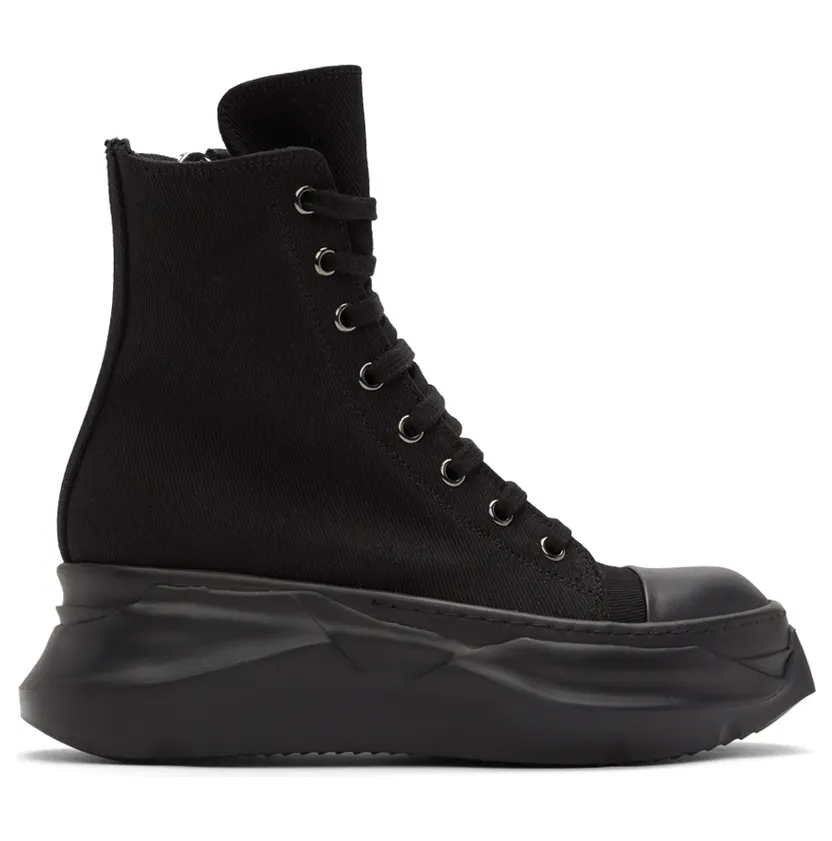 Rick Owens Drkshdw Orange Abstract Sneakers (DU01B7840 DM)