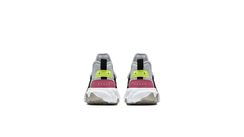 Nike React Presto Wolf Grey Black Rush Pink Volt (GS) Wolf Grey/Black-Rush Pink-Volt (BQ4002-004)