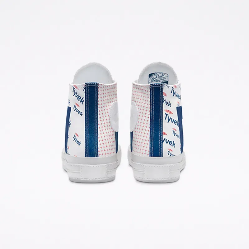 Converse Chuck 70 with Tyvek® High Top White/princess Blue/fiery Red (170061C)