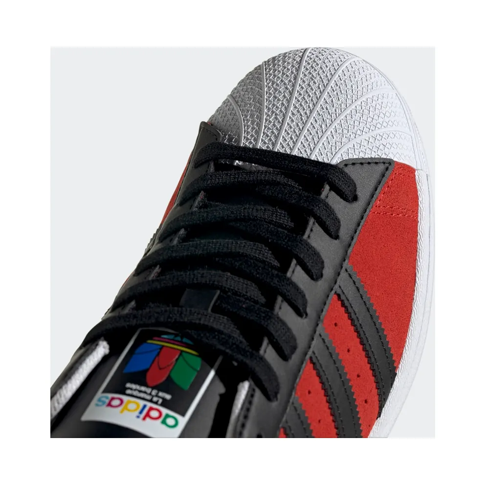 Adidas Superstar ‘Red Core Black’ Red/Core Black/Yellow (FU9522)