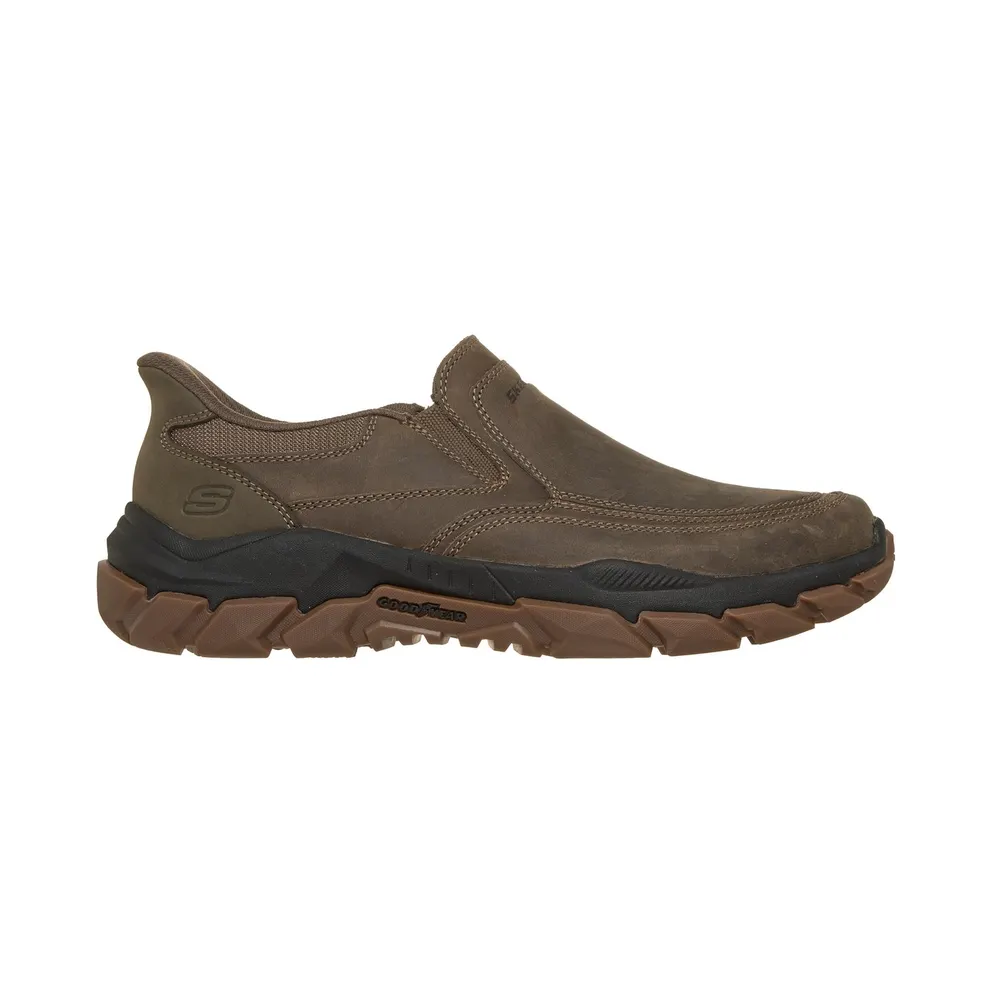Skechers Slip-ins Relaxed Fit: Santoro – Archaic Sneaker Donker Taupe