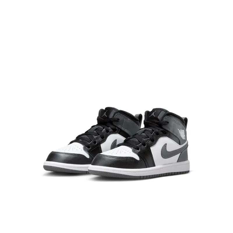 Jordan 1 Mid Black White Iron Grey (DQ8424-001)