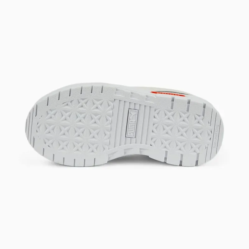 PUMA Mayze Leather Kids’ White/Vaporous Gray (384528-06)