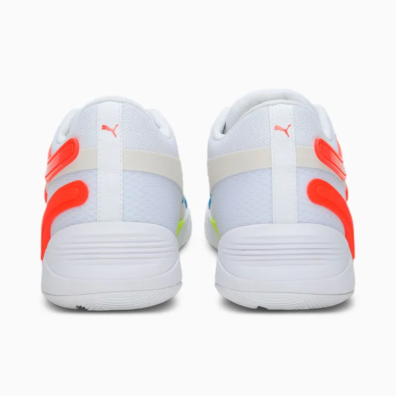 Men’s PUMA Trc Blaze Court White/Cherry Tomato (376582-01)