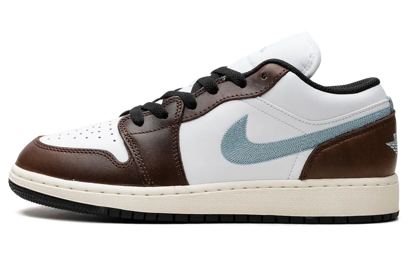Air Jordan 1 Low GS “Brown White Blue” (FQ8156-142)