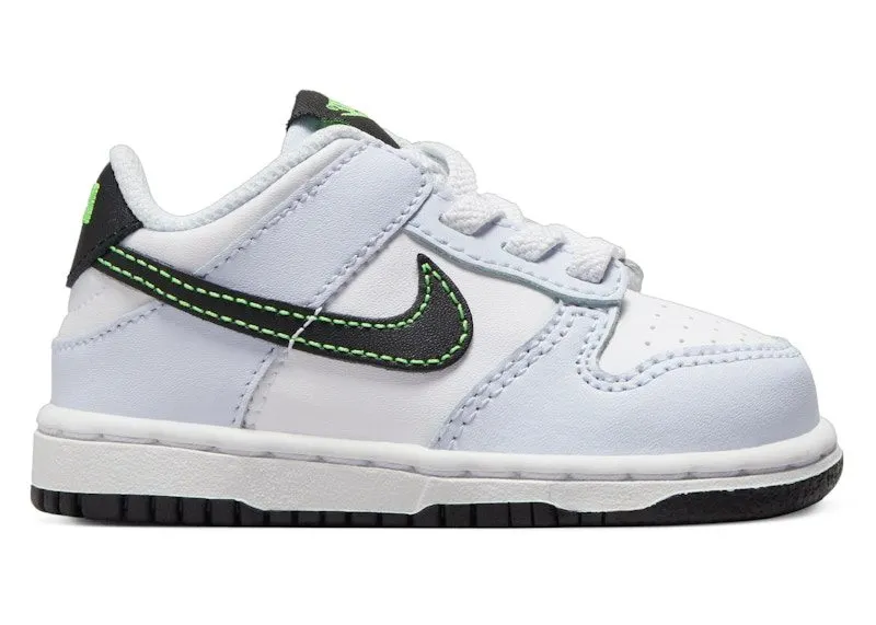 Nike Dunk Low White Football Grey Green Strike Black (FB9107-107)