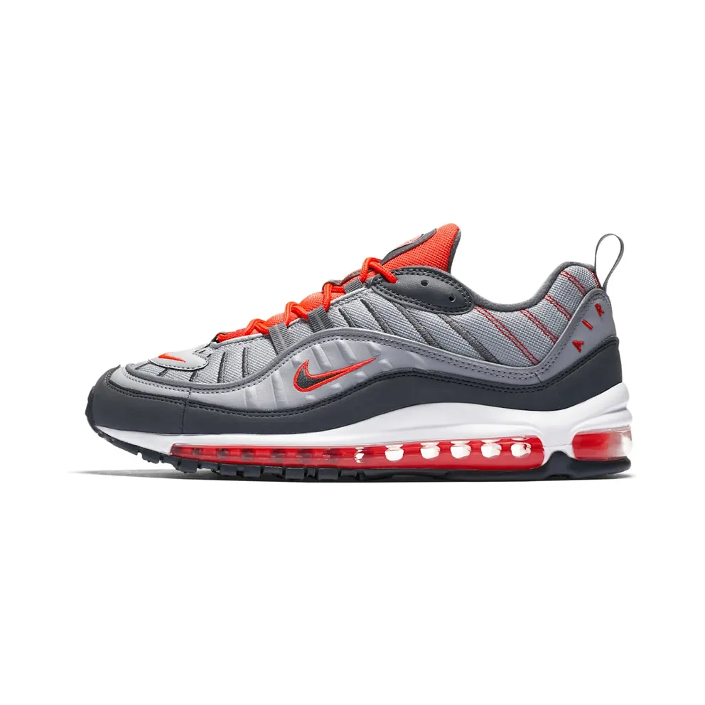 Nike Air Max 98 Wolf Grey Total Crimson (640744-006)
