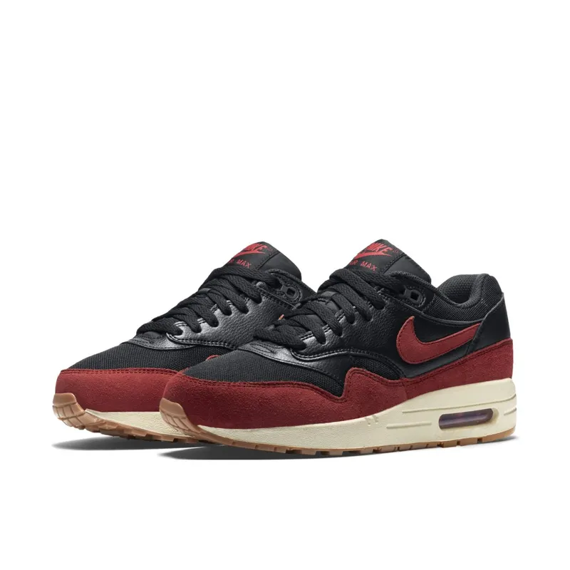 Nike Air Max 1 Black Red Sail (W) (599820-018)