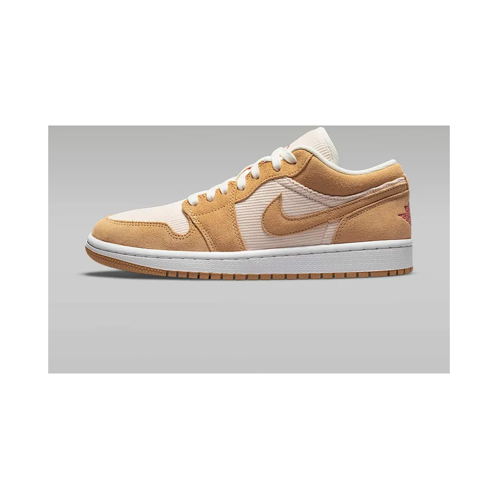 Jordan 1 Low SE Twine Orange Quartz Corduroy (W) (DH7820-700)