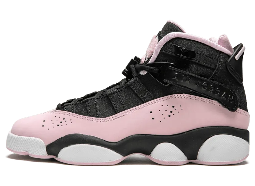 Jordan 6 Rings ‘Black Pink Foam’ GS Black/Pink Foam-Anthracite (323399-006)