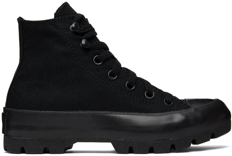 Converse Black Chuck Taylor All Star Lugged High (569891C)