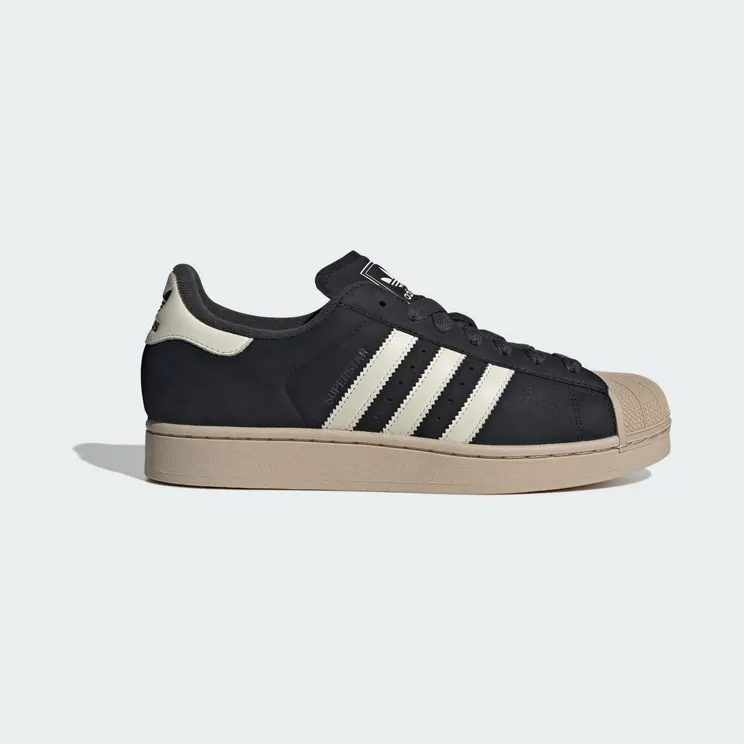 Adidas Superstar II Shoes Core Black / Off White / Stone Khaki (KH8959)