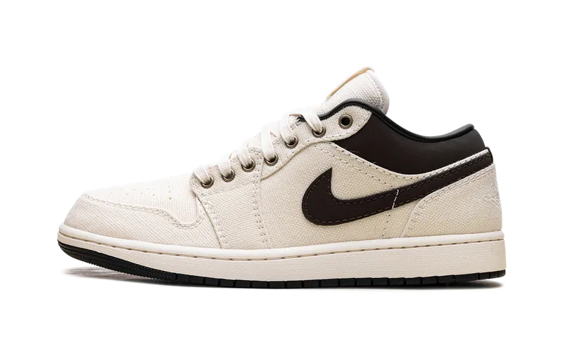 Air Jordan 1 Low Premium “Pale Ivory Baroque Brown” (IB8058-110)