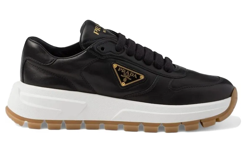 Prada PRAX 01 Leather Sneakers Black Gum (1E804M_038_F0632_F_B045)