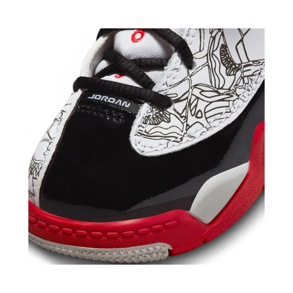 Jordan Dub Zero White Black Neutral Grey True Red (DV1358-160)