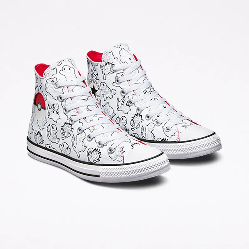 Converse Converse x Pokémon Poké Ball Chuck Taylor All Star White/black/university Red (A01651C)