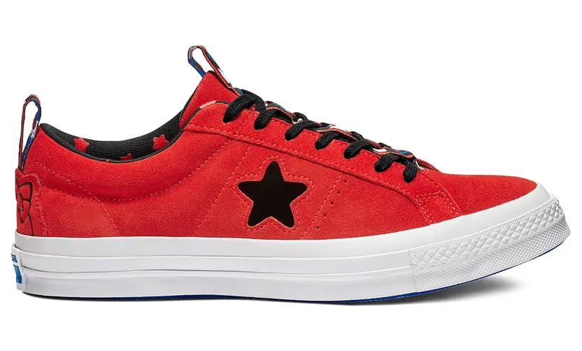 Converse One Star Ox Hello Kitty Fiery Red (W) (163905C)