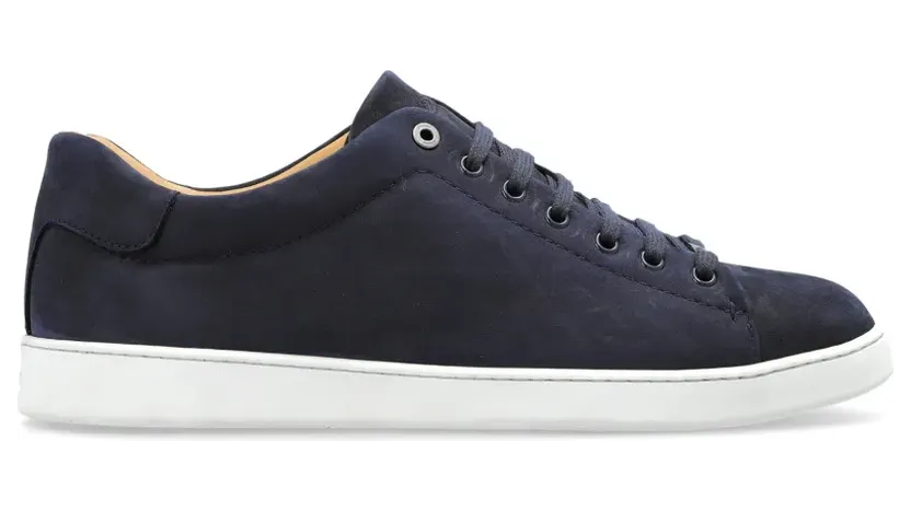Brioni low-top suede sneakers – Blauw (QHM70LOE728)