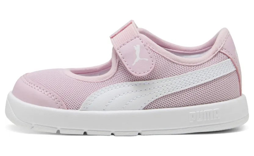 Puma Courtflex v3 Lina V “Rose Mauve / Puma White” (400579_02)
