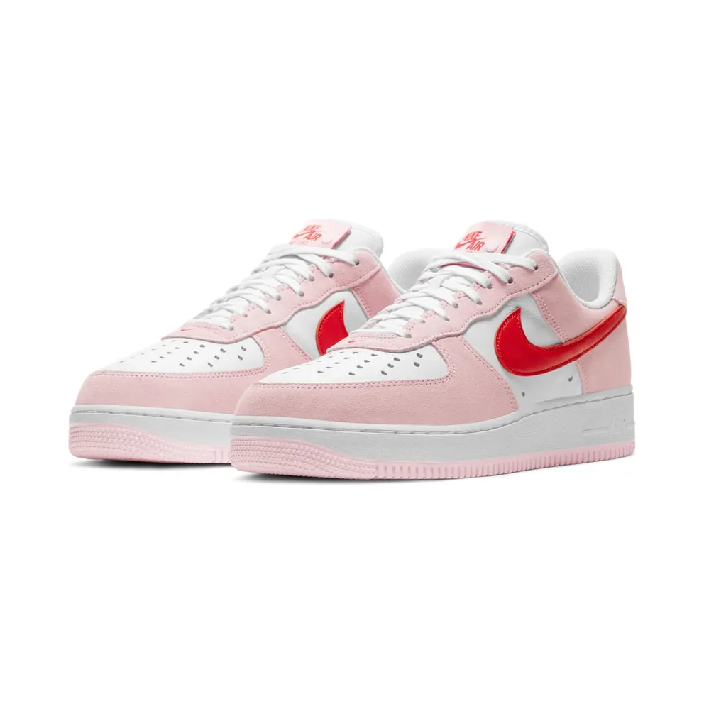Nike Air Force 1 07 QS Valentine’s Day Love Letter Tulip Pink/University Red-White (DD3384-600)
