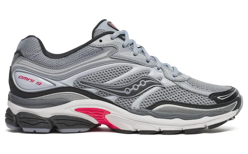 SAUCONY ProGrid Omni 9 TMY “Grey / Red” (S70999-7)