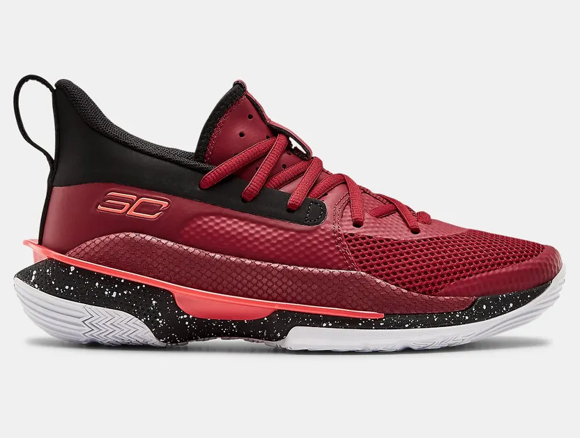 Under Armour Curry 7 Red Cordova (GS)
