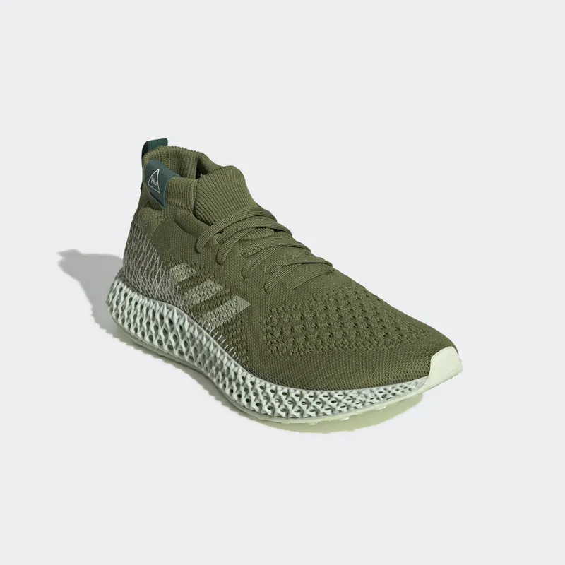 adidas 4D Runner Pharrell Tech Olive Tech Olive/Running White/Collegiate Green (FV6334)