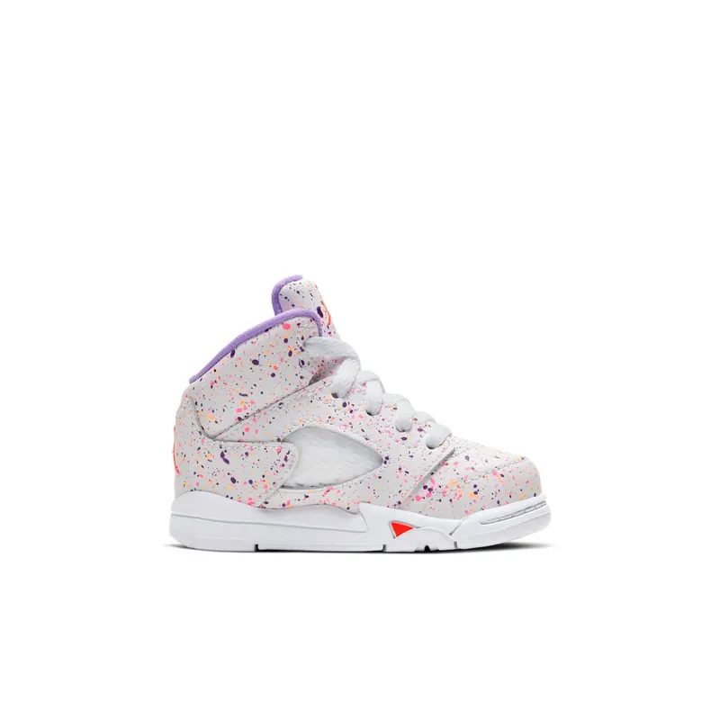 Jordan 5 Retro Easter (2020) (TD) White/Laser Crimson-Voltage Purple (CT1700-100)
