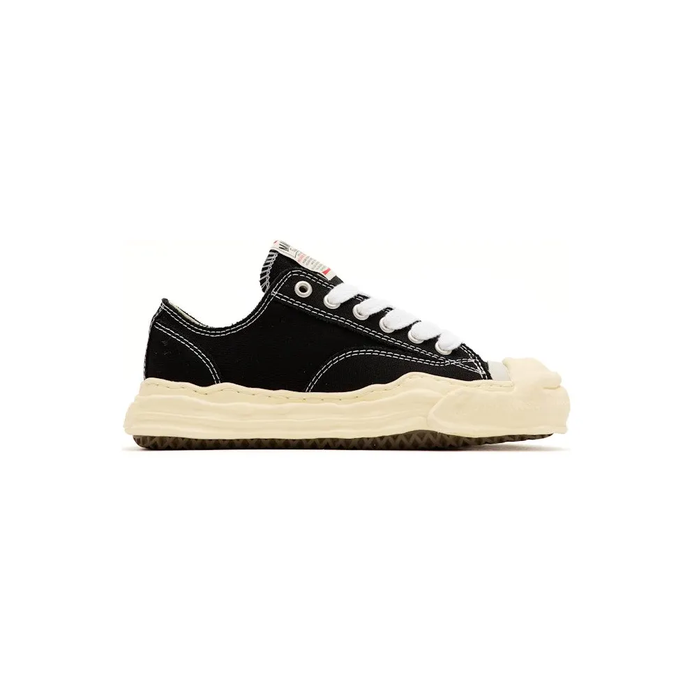 Maison Mihara Yasuhiro Hank Vintage Sole Canvas Low Black (A09FW734-BLK)