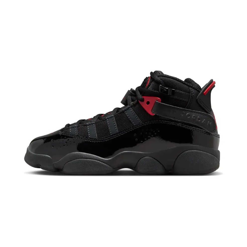 Jordan 6 Rings GS “Black Varsity Red” (323419-026)