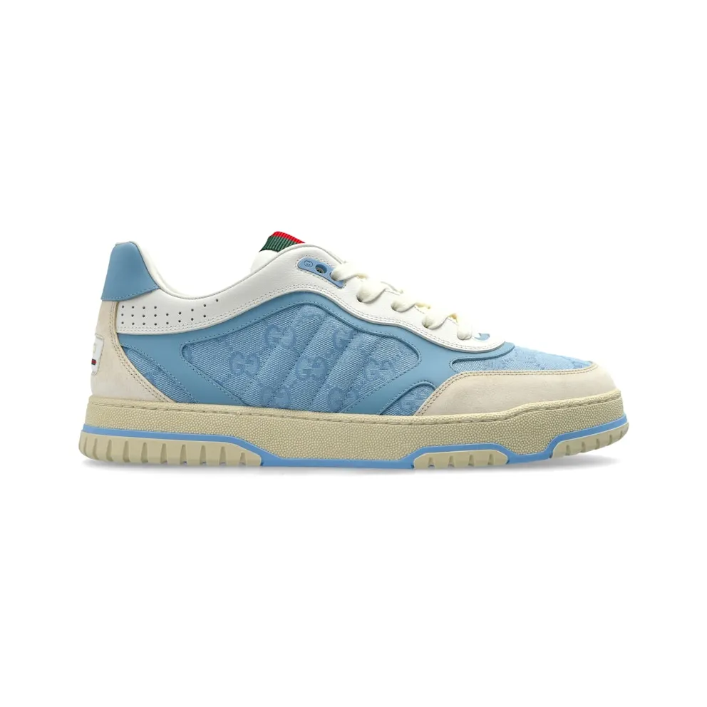 Gucci Re-Web Sneaker GG Canvas Light Blue Ivory (824221 AADJA 9571)