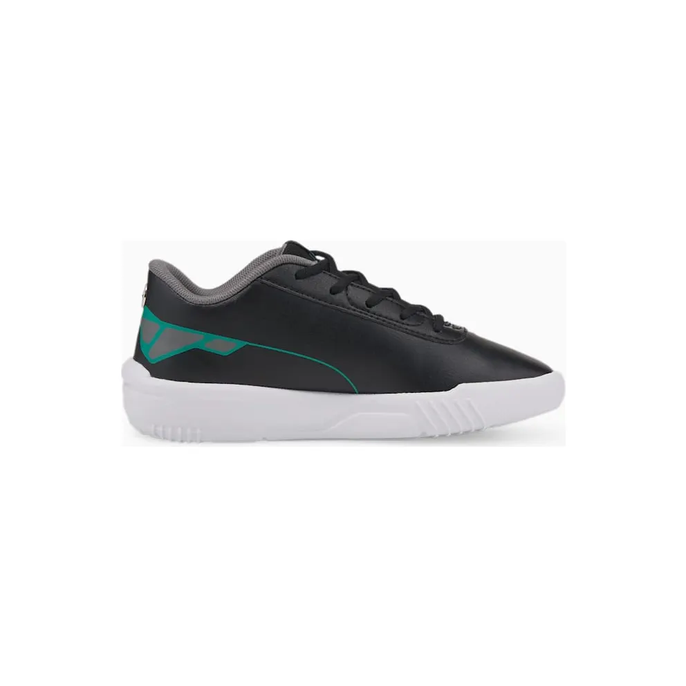Puma Mercedes F1 Drift Cat Delta V Kinder Motorsportschuhe Schwarz/Grün (306921-04)