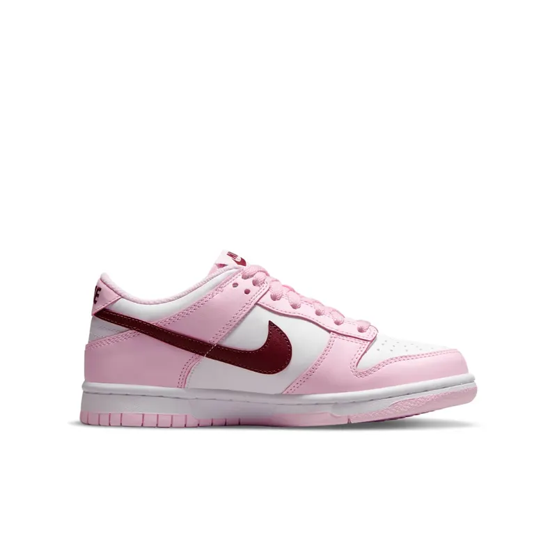 Nike Dunk Low Pink Red White (PS) GS (CW1590-601)