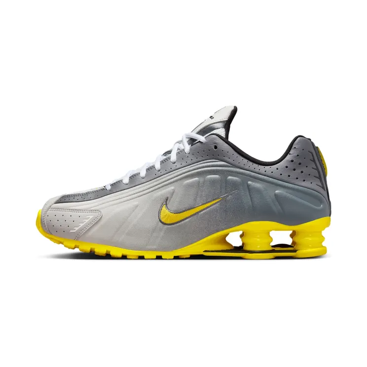 Nike Shox R4 “Vast Grey / Light Graphite / Smoke Grey / Bright Citron” (IH3397-078)