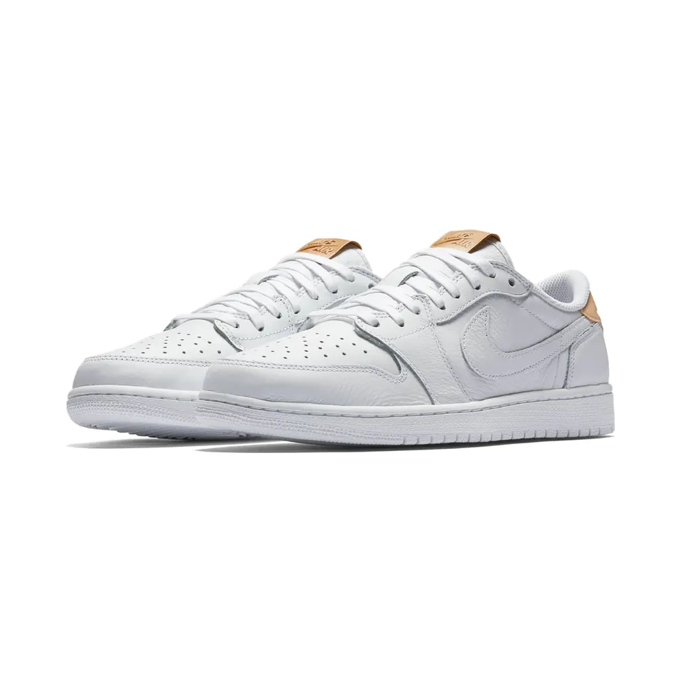 Jordan 1 Retro Low OG White Vachetta White/Vachetta Tan-White (905136-100)