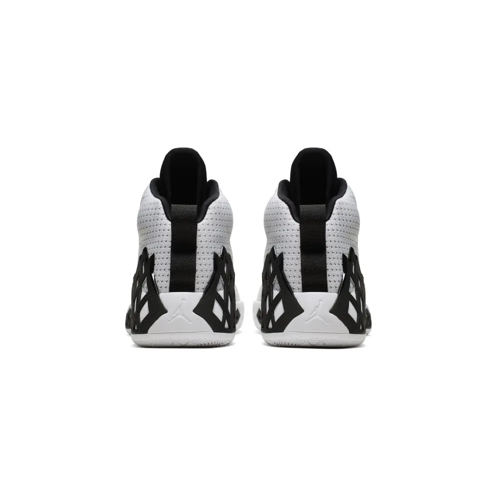 Jordan Jumpman Diamond Mid White Black White/Metallic Silver-Black (CI1204-100)
